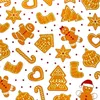 Weihnachtsschürze für Kinder inkl. Kochmütze – 50 x 59 cm – Produktbild-Vorschau 4