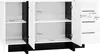 MODFU Kommode Hochglanz Sideboard mit 2 Türen und 4 Produktbild-Vorschau 7