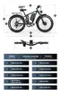 Elektrické horské bicykle Fatbike s 26-palcovými kolesami, Náhľad obrázku produktu 9