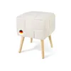 Sitzhocker Schminktisch Cord Hocker Fußhocker Schminkhocker Produktbild-Vorschau 1