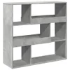 vidaXL Bücherregal/Raumteiler Betongrau 100x33x94,5 cm Produktbild-Vorschau 1