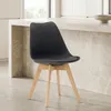 Keukenstoel, zwart, houten stoel, modern, kunststof, Productafbeelding-voorbeeld 17
