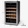 Klarstein Weinkühlschrank,1 Zone Getränkekühlschrank, Produktbild-Vorschau 8