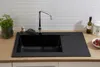Respekta Einbauspüle Denver 86x50x20 cm, schwarz Produktbild-Vorschau 13