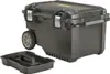 A black rolling toolbox with a separate tray in front of it, set against a white background. Anteprima dell’immagine prodotto