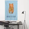 Mr. & Mrs. Panda Wandbild Bär Honig - Blau Pastell - Produktbild-Vorschau 4