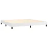 vidaXL Box spring bed frame white 200x200 cm Imitace kůže Náhled obrázku produktu 3