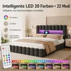 INONEFT Polsterbett 180x200cm mit LED und USB Typ-C, Produktbild-Vorschau 5