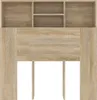 vidaXL Čelo postele s policami Sonoma Oak 100x19x103,5 cm Náhľad obrázku produktu 4