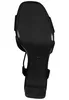 Tamaris Damen Sandalette Leder Cut-Outs Plateau High Heel Produktbild-Vorschau 1