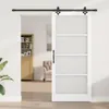 vidaXL Porta scorrevole ORKDAL, 93 x 211 cm, legno massello Anteprima dell’immagine prodotto 3
