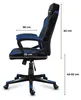 Sedia da gaming Huzaro FORCE 2.5 BLUE MESH con seduta in Anteprima dell’immagine prodotto 10