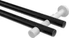 Interdeco Gardinenstange / Vorhangstange Schwarz / Chrom, Produktbild-Vorschau 3