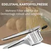 Kartoffelpressen, Kartoffelpresse,Edelstahl Spätzlepresse, Produktbild-Vorschau 4