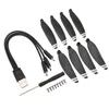 8PCS 2,5-Zoll-Propeller für E88 E58 RC Drone Quadcopter Produktbild-Vorschau 2