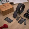 Cintura automatica per pantaloni da uomo TRESSARI, pelle Anteprima dell’immagine prodotto 8
