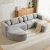 Divano ad angolo Merax a 4 posti, divano letto modulare a Anteprima dell’immagine prodotto 4