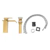 Wasserfall Armatur Set Edelstahl Mischbatterie Wasserhahn Produktbild-Vorschau 8