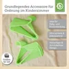 Bieco Kleiderbügel Kinder 32 St. Grün | Länge ca 30 cm | Produktbild-Vorschau 2