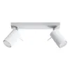 A white ceiling light with two adjustable spotlights. Náhled obrázku produktu