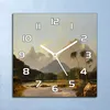 Deko Glasuhr Wanduhr 30x30 Paradies Vintage Quarz Küchenuhr Produktbild-Vorschau 1