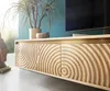 DELIFE Lowboard Budaya 220 cm Mango Natur 4 Türen schwebend Produktbild-Vorschau 5