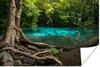 MuchoWow® Poster Leuchtend blauer Bach inmitten der Produktbild-Vorschau 1