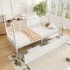 Divano letto Sweiko in ferro 90x200, schienale e braccioli Anteprima dell’immagine prodotto 1