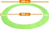 Aga Copertura per molle del trampolino 250 cm Verde chiaro Anteprima dell’immagine prodotto 2