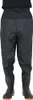 vidaXL Hip waders con stivali neri taglia 44 Anteprima dell’immagine prodotto 1