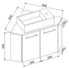 2-tlg. Eck Waschplatz Waschtisch Vilosa Produktbild-Vorschau 3
