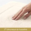 Lavea® 2er Set Badematte 50x80 cm, Badezimmerteppich 100% Produktbild-Vorschau 4