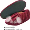 5 Paare Schuhüberzieher Anti-Rutsch Sohle 5 Farbige Flanell Produktbild-Vorschau 6