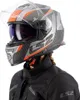 LS2 FF800 Storm II Racer Helm, grau matt/orange, M (57/58) Produktbild-Vorschau 3