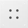 vidaXL Pieds de table de bar 4 pcs. Blanc 90-92 cm Acier Voir les images du produit 6
