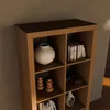 sweeek - Bücherregal Holzoptik 4 Ebenen 8 Stauräume - Produktbild-Vorschau 5