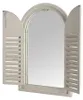 Esschert Design Spiegel mit Jalousie antik weiß; WD05 Produktbild-Vorschau 4