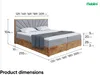 MEBLINI Boxspringbett mit Bettkasten - Gepolstert Produktbild-Vorschau 7