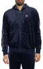 Fila Italo Velours-Kapuzenjacke mit Reißverschluss, Blau M Produktbild-Vorschau 1