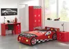 Vipack Nachttisch Monza 2-Schubladen Holz Rot Produktbild-Vorschau 6