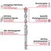 Einhell 7-tlg. SDS Plus Hammerbohrer-Set, 160 mm, Ø 6–14 mm Produktbild-Vorschau 2