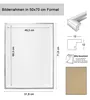 Diagrams and dimensions of a picture frame. Produktbild-Vorschau