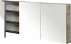 Spiegelschrank Sanox 160 x 13 x 65 cm tabacco 3-türig Produktbild-Vorschau 1