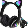 Katzenohr Kopfhörer, Bluetooth Stereokopfhörer mit LED Produktbild-Vorschau 1