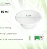 Love Nature Ökologisch Dressingbecher Aus Zuckerrohrmark 60 Produktbild-Vorschau 2