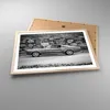 Gerahmtes Poster - Rahmen in heller Eiche - Auto Ford Produktbild-Vorschau 3
