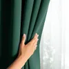 Zasłona blackout 90% na taśmie z szarfą 140x175 cm zielona Podgląd zdjęcia produktu 7