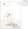 HERDING 1425208014, Empfangende Decke, Beige, Weiß, Produktbild-Vorschau 3
