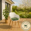 SILUK Sitzkissen Stuhlkissen Gartenmöbelauflagen 4er Set – Produktbild-Vorschau 3