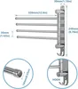 Handtuchablage,Drehbar Handtuchstange,Edelstahl Produktbild-Vorschau 3